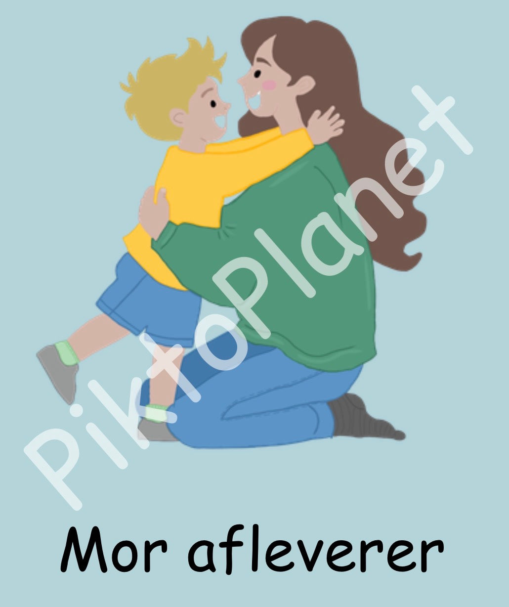 Mor afleverer dreng