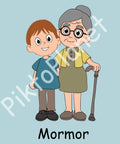 Mormor og dreng