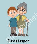 Bedstemor og dreng