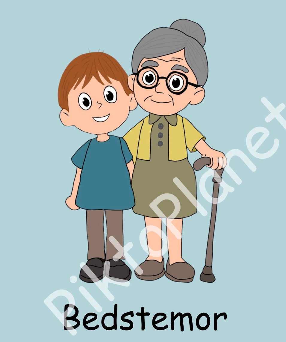 Bedstemor og dreng