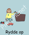 Rydde op - pige