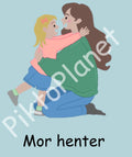 Mor henter pige