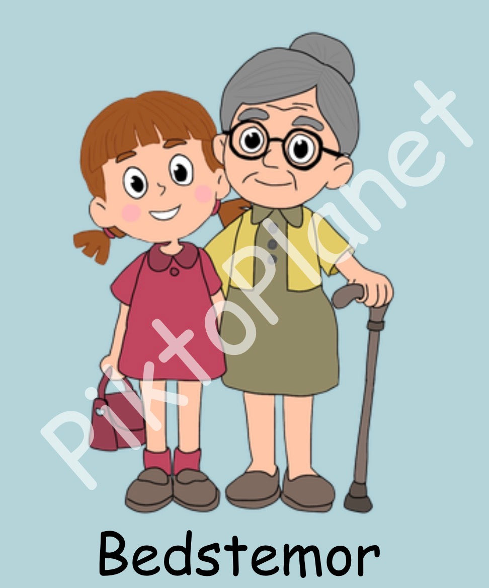 Bedstemor og pige