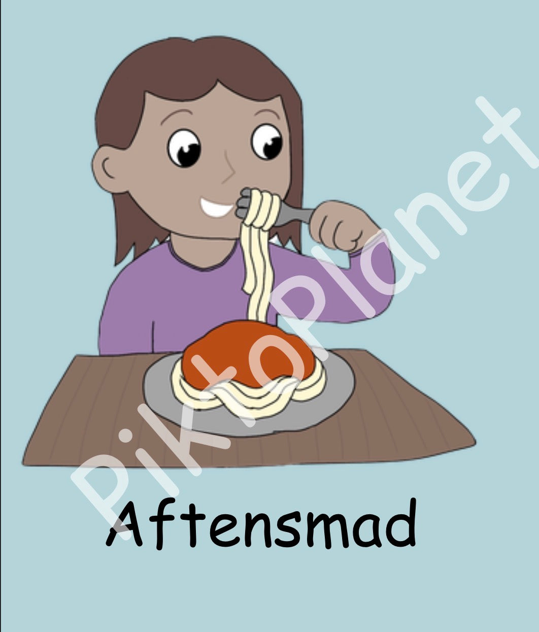 Aftensmad - pige
