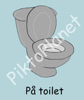 På toilet