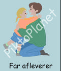 Far afleverer pige