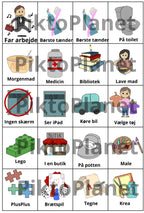 Hverdagspiktogrammer - pige