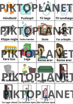 Hverdagspiktogrammer - dreng & pige