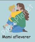 Mami afleverer
