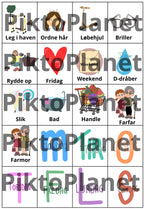 Hverdagspiktogrammer - pige